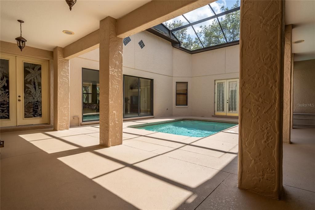 Glass Ceilings, Interior, Pool, Sun Room