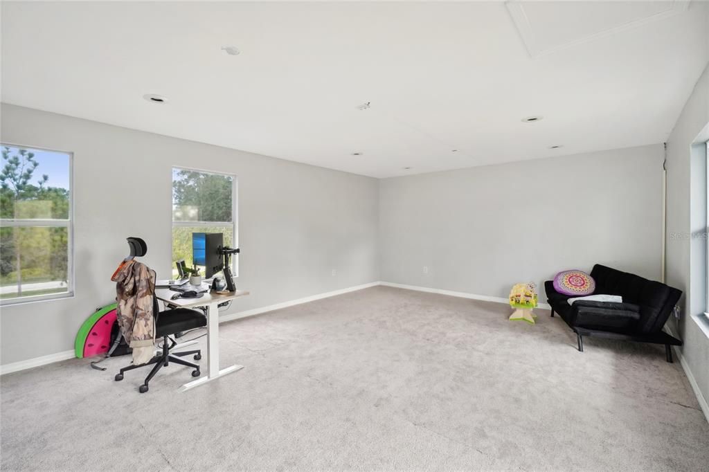 Home Office, Interior, Recessed Lighting