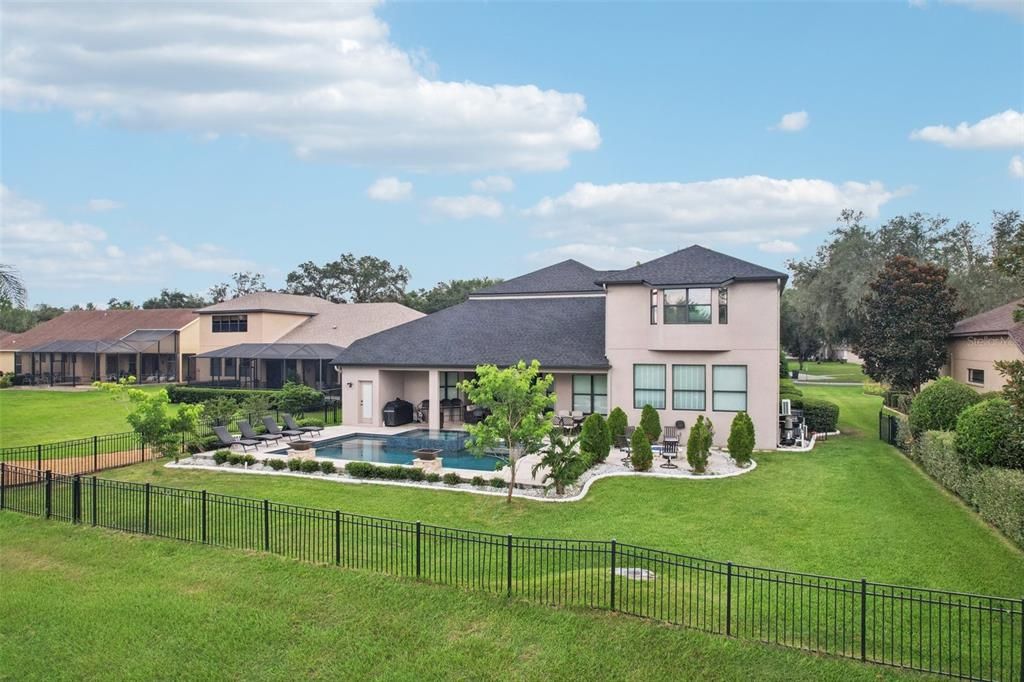 Backyard, Exterior, Facade, Pool, French Provincial