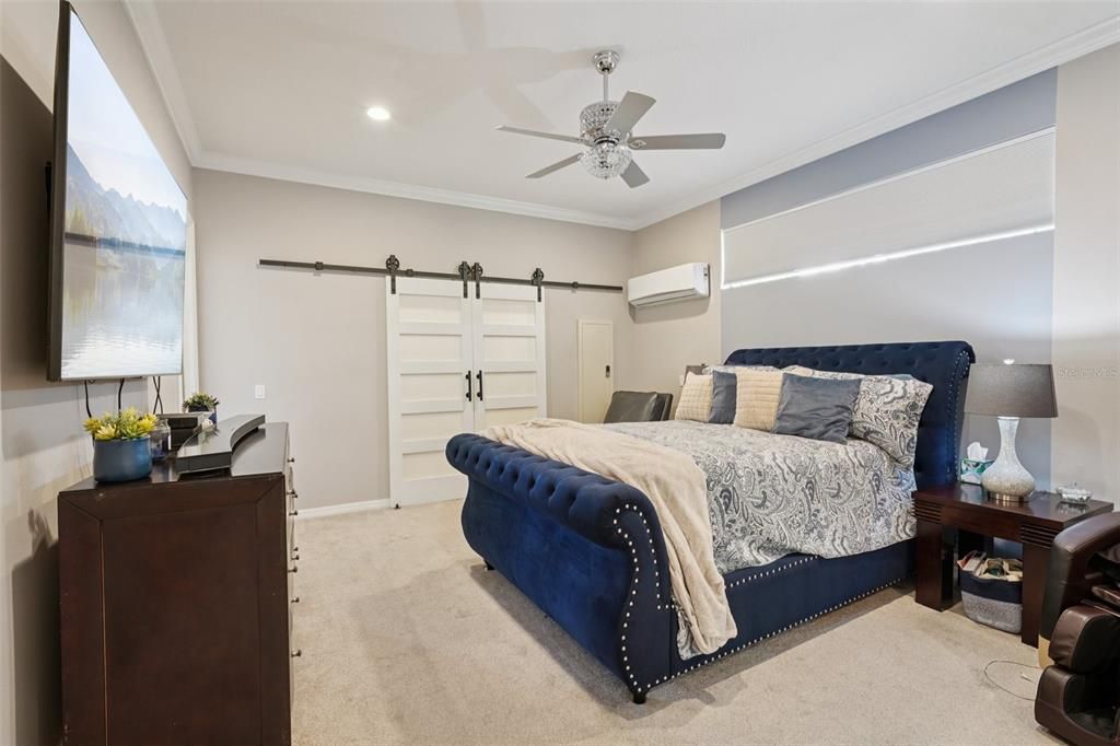 Bedroom, Interior, Recessed Lighting