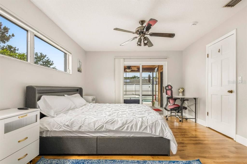 Bedroom, Home Office, Interior, Wood Texture Flooring