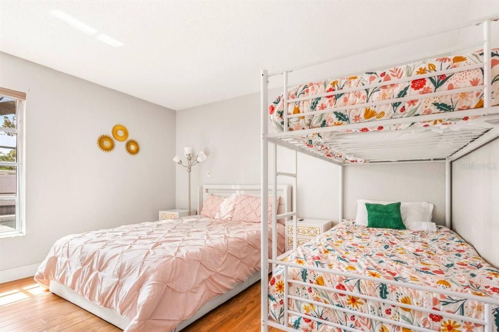 Bedroom, Interior, Wood Texture Flooring