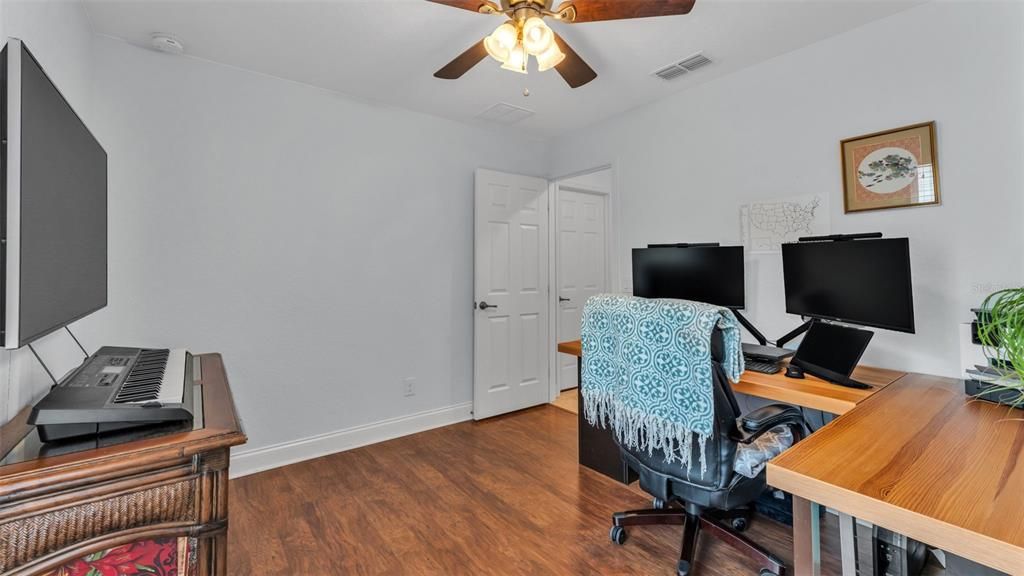 Home Office, Interior, Wood Texture Flooring