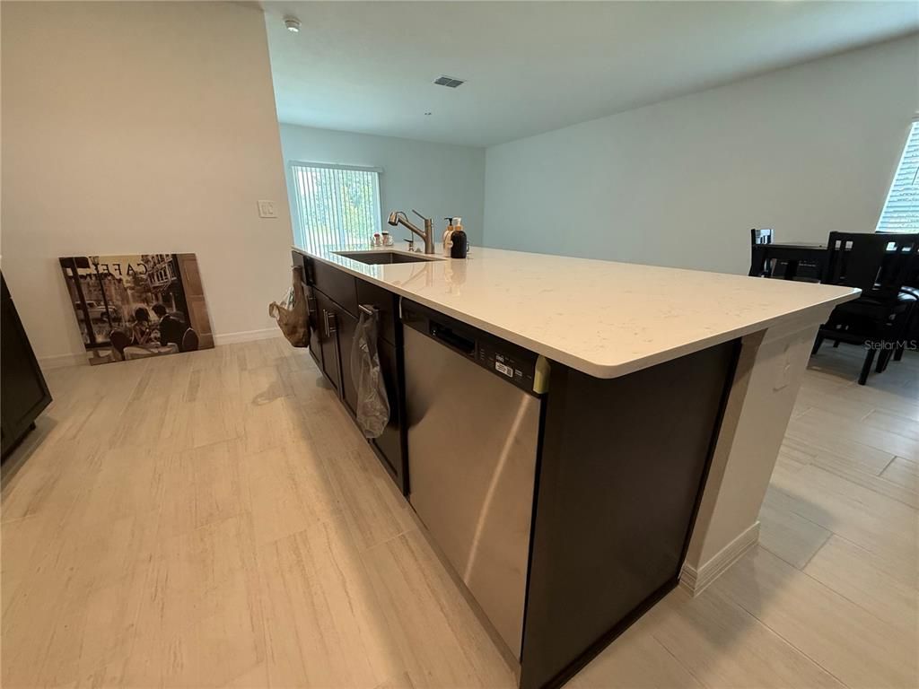 Interior, Kitchen, Wood Texture Flooring