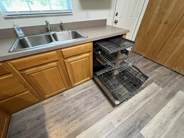 Interior, Kitchen, Wood Texture Flooring