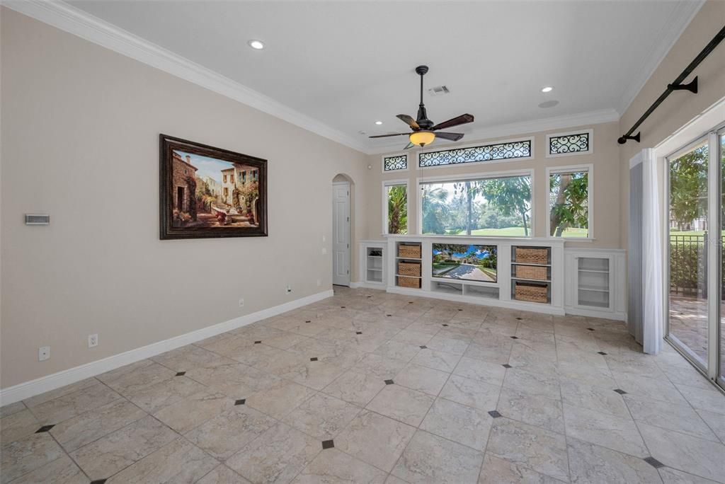 Empty room, Interior, Recessed Lighting