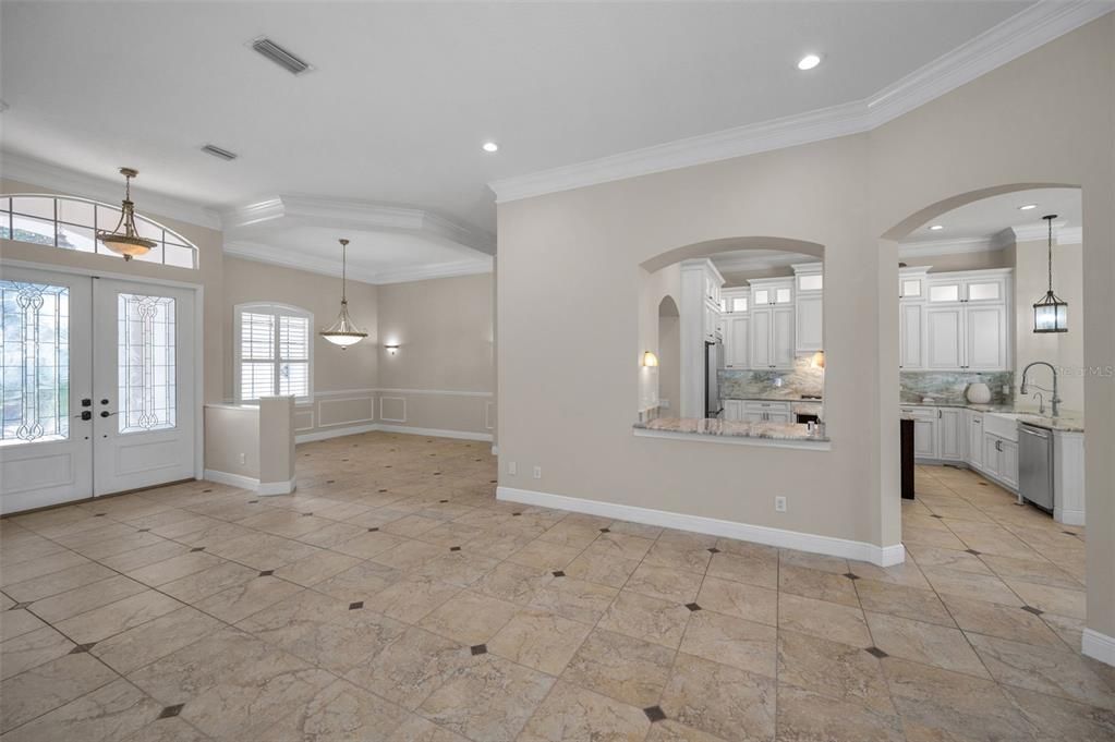 Interior, Kitchen, Pendant Lights, Recessed Lighting
