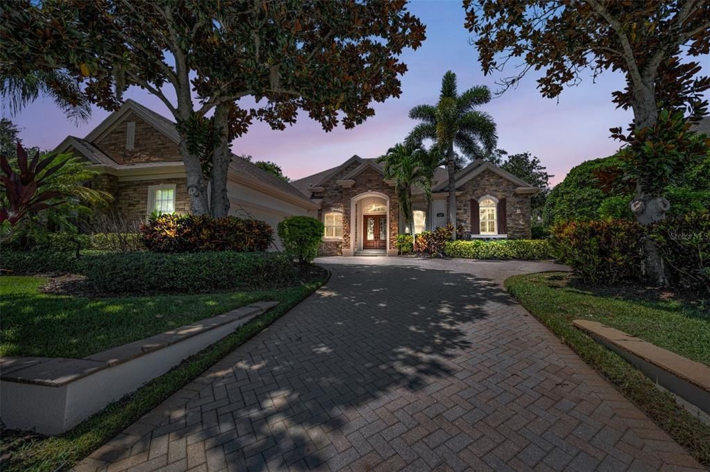 Backyard, Exterior, Facade, Brick Traditional