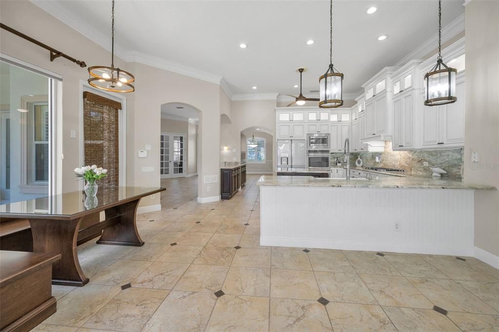 Interior, Kitchen, Pendant Lights, Recessed Lighting
