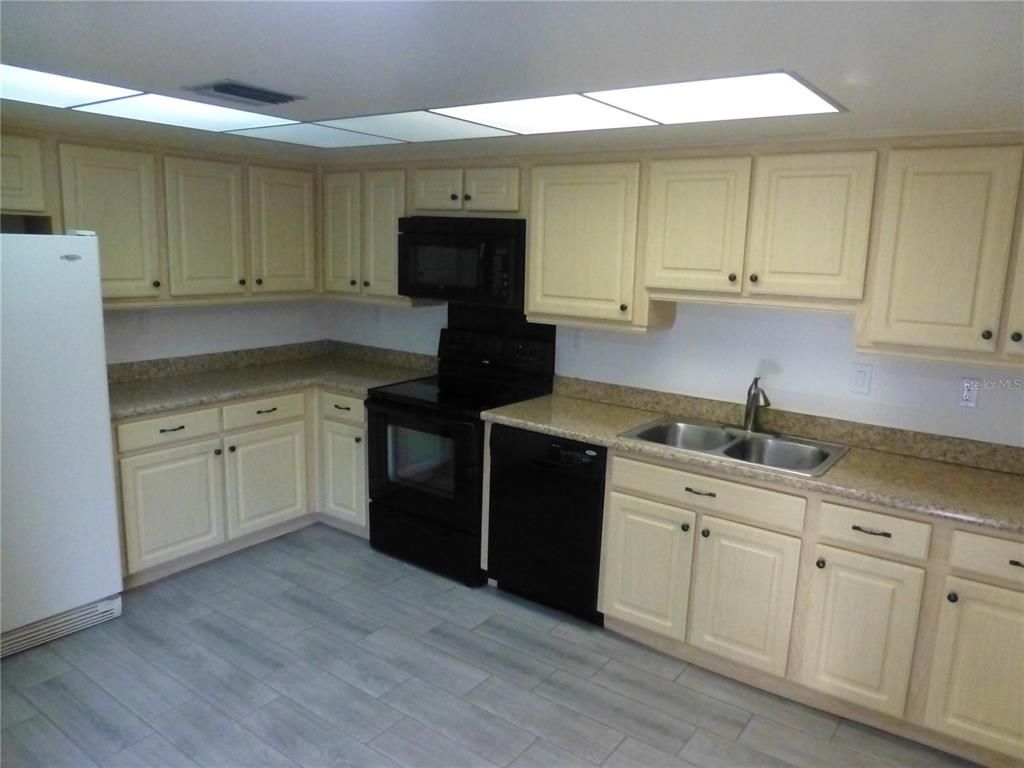 Interior, Kitchen, Wood Texture Flooring