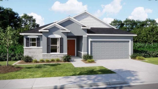 Attached, Exterior, Facade, American Craftsman