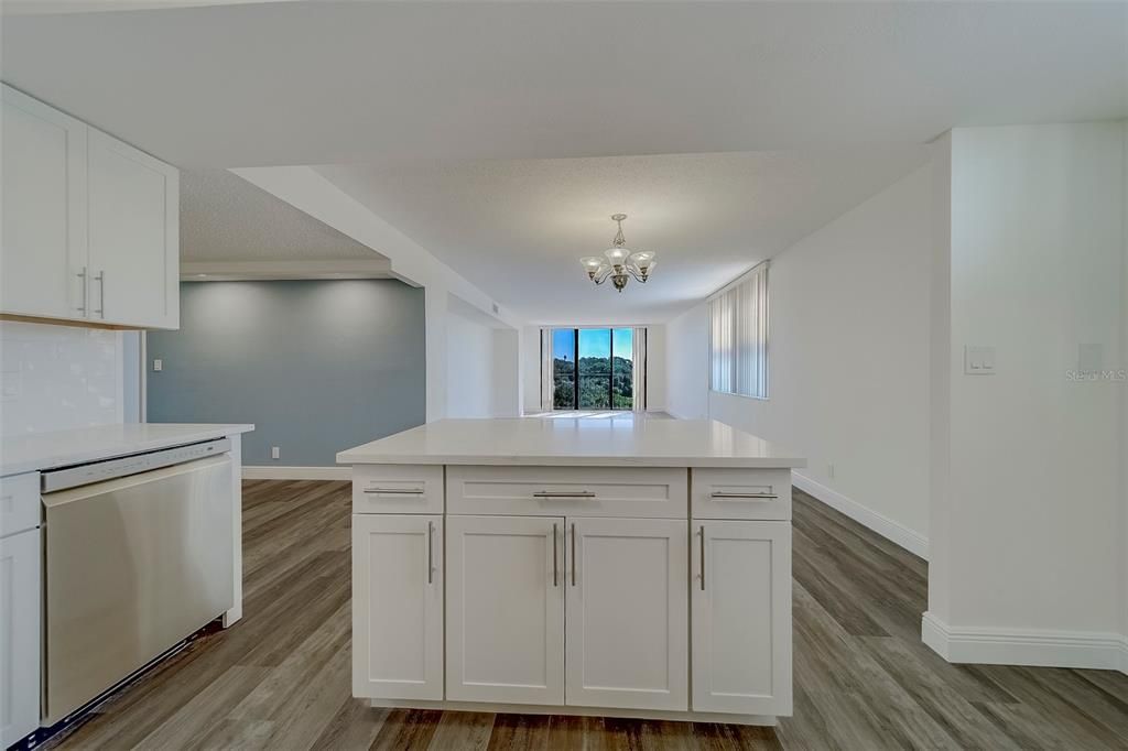 Chandelier, Interior, Kitchen, Wood Texture Flooring