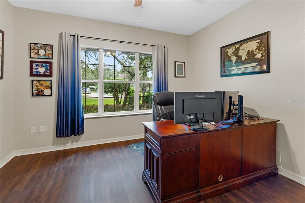Home Office, Interior, Wood Texture Flooring