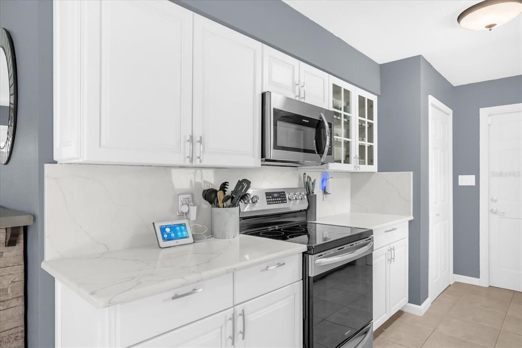 Interior, Kitchen, Marble Walls