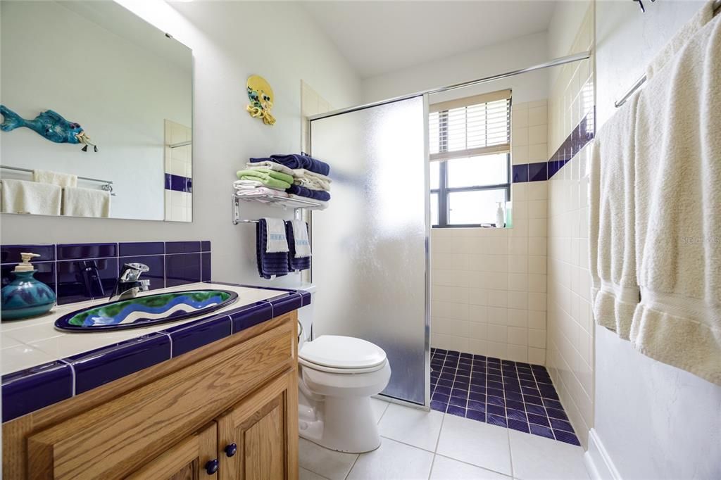 Bathroom, Interior, Tile Countertops