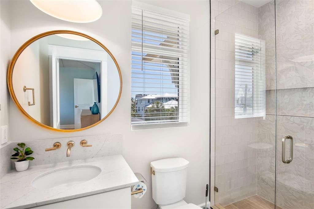 Bathroom, Glass Shower, Interior