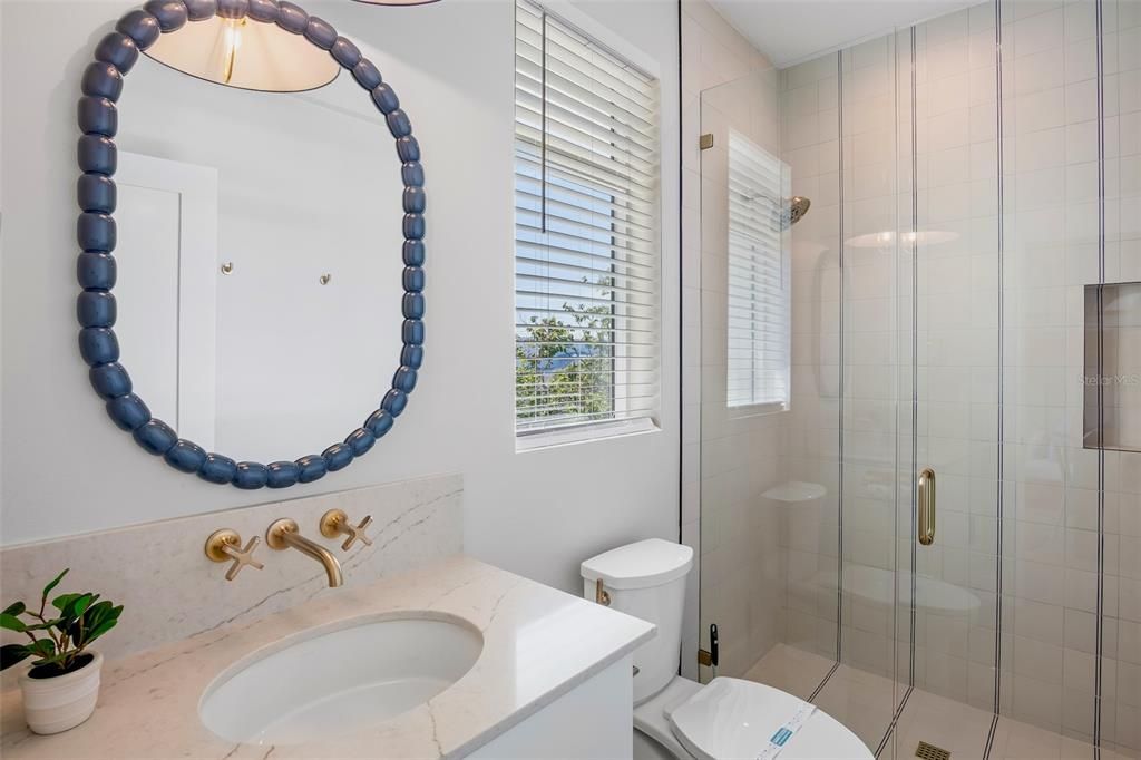 Bathroom, Glass Shower, Interior