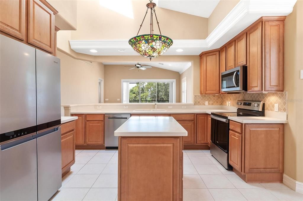 Interior, Kitchen, Pendant Lights, Recessed Lighting