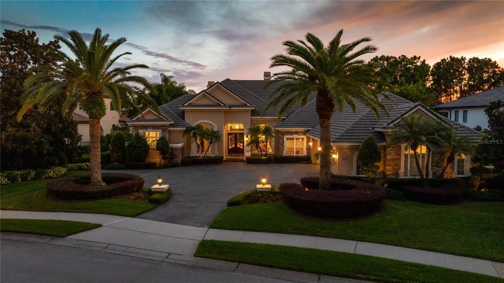 Backyard, Exterior, Facade, Brick Traditional