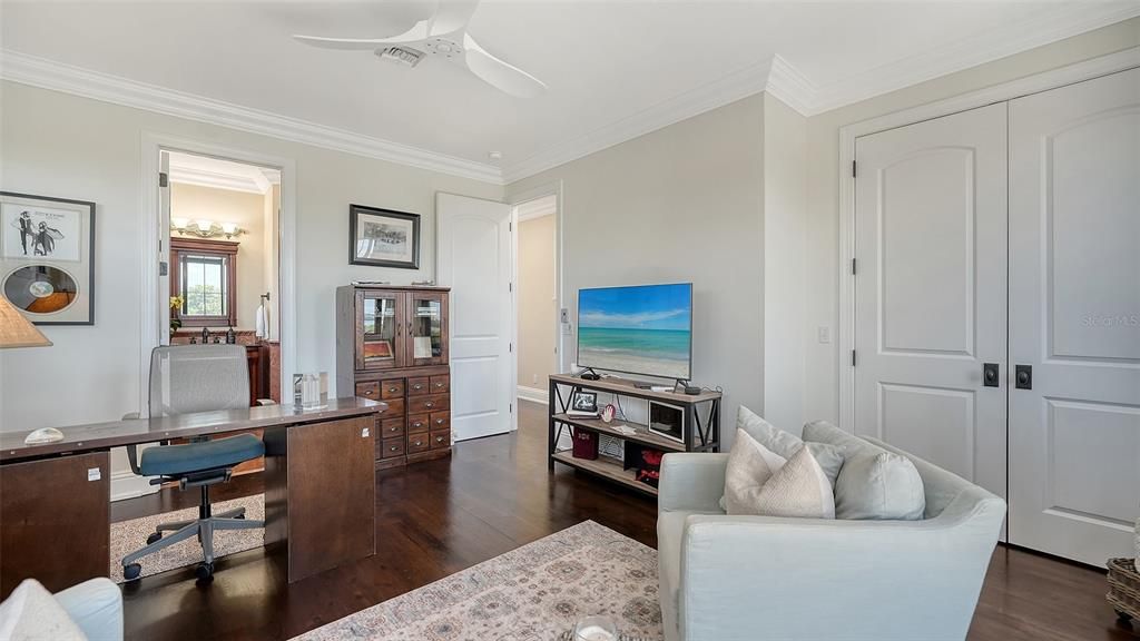 Home Office, Interior, Wood Texture Flooring