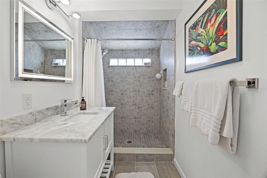 Bathroom, Glass Shower, Interior