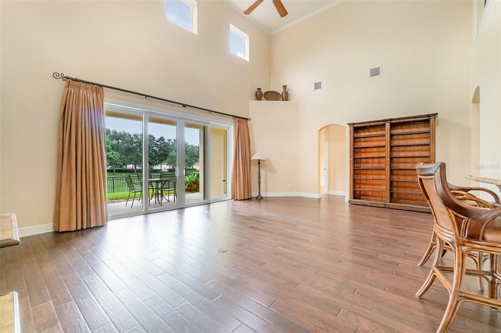 Empty room, Interior, Wood Texture Flooring