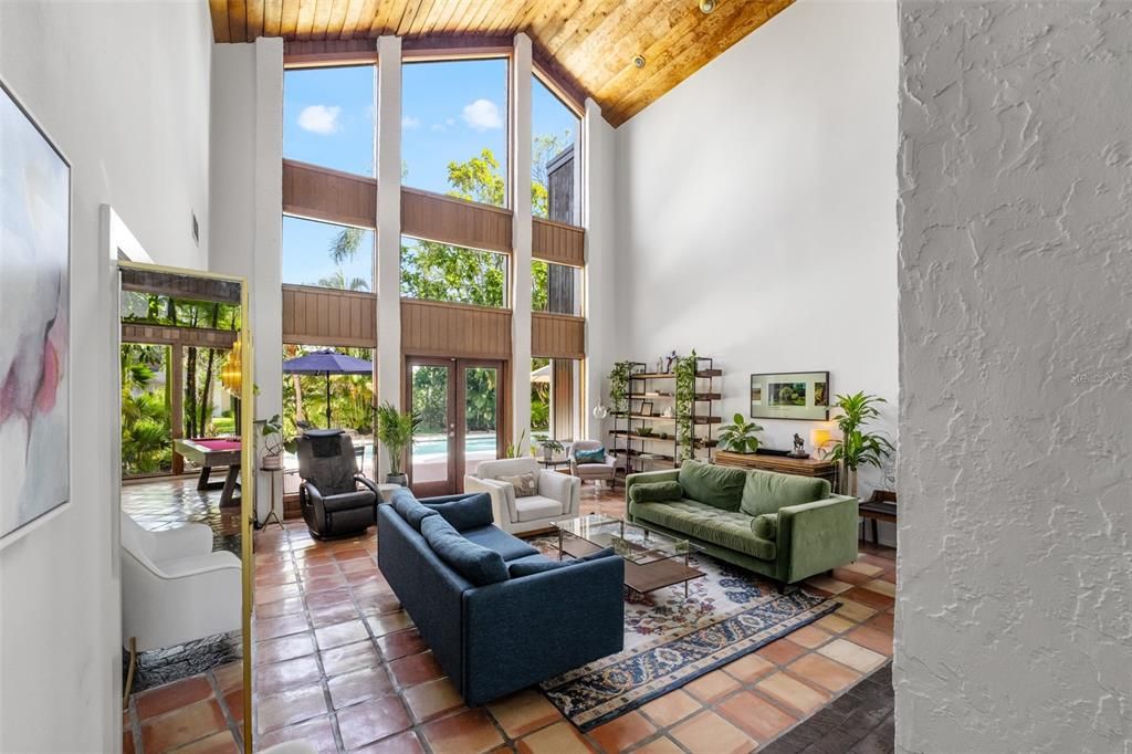 Interior, Living room, Wooden Beams, Wooden Ceilings
