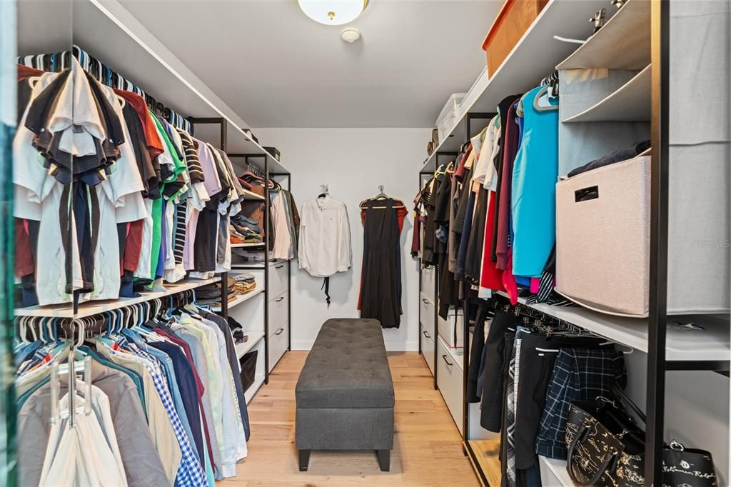 Interior, Walk-in Closets, Wood Texture Flooring