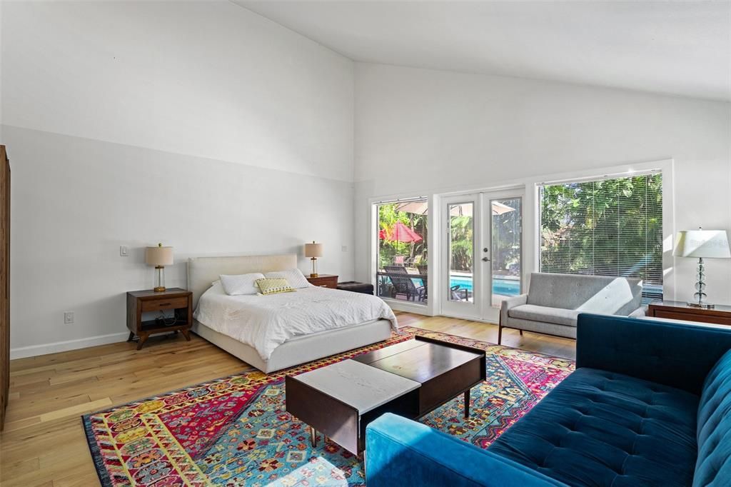 Bedroom, Interior, Living room, Wood Texture Flooring