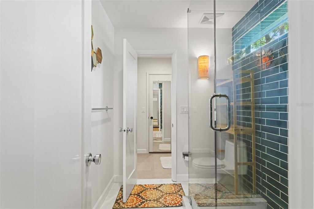 Bathroom, Glass Shower, Interior
