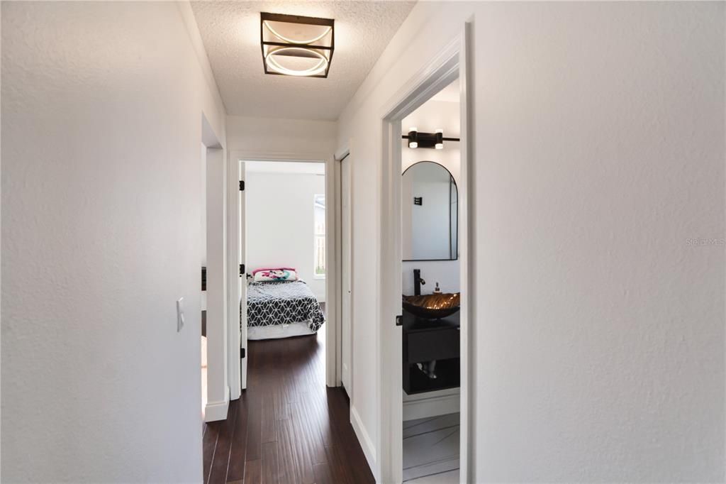 Bedroom, Interior, Wood Texture Flooring