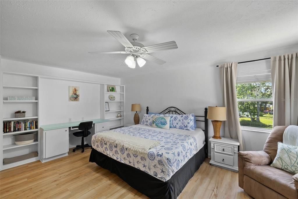 Bedroom, Home Office, Interior, Wood Texture Flooring