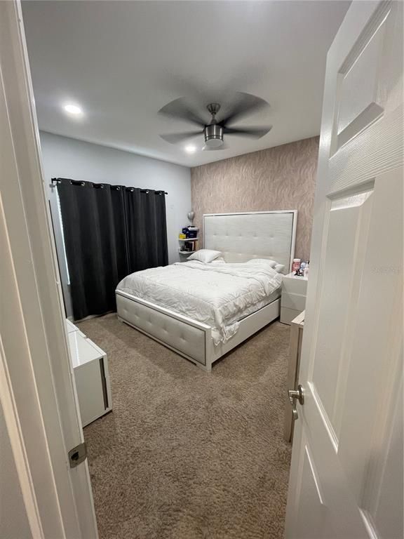 Bedroom, Interior, Recessed Lighting