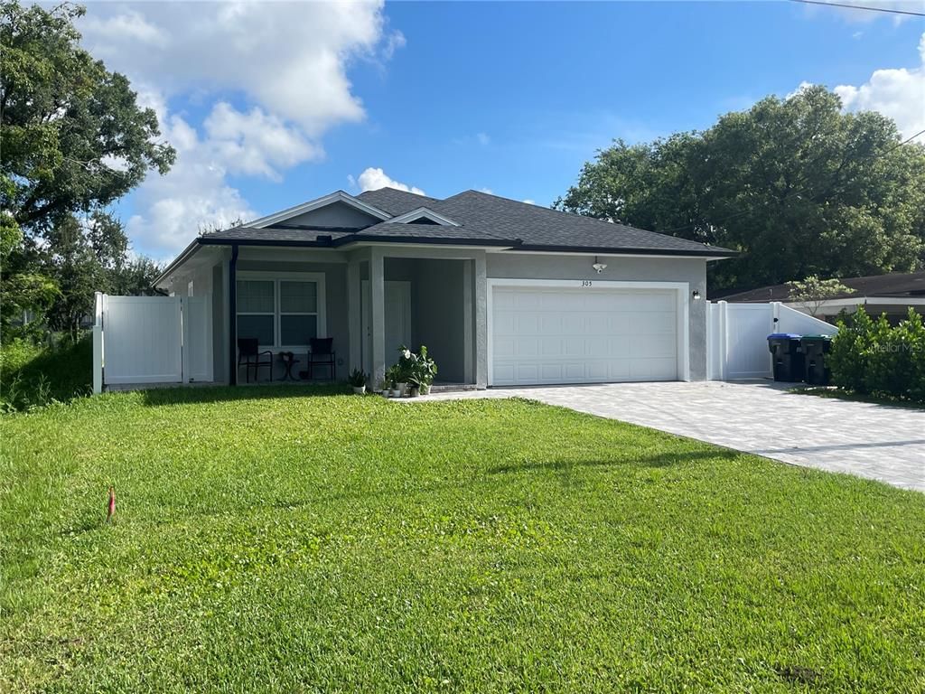 Attached, Backyard, Exterior, Facade, Ranch