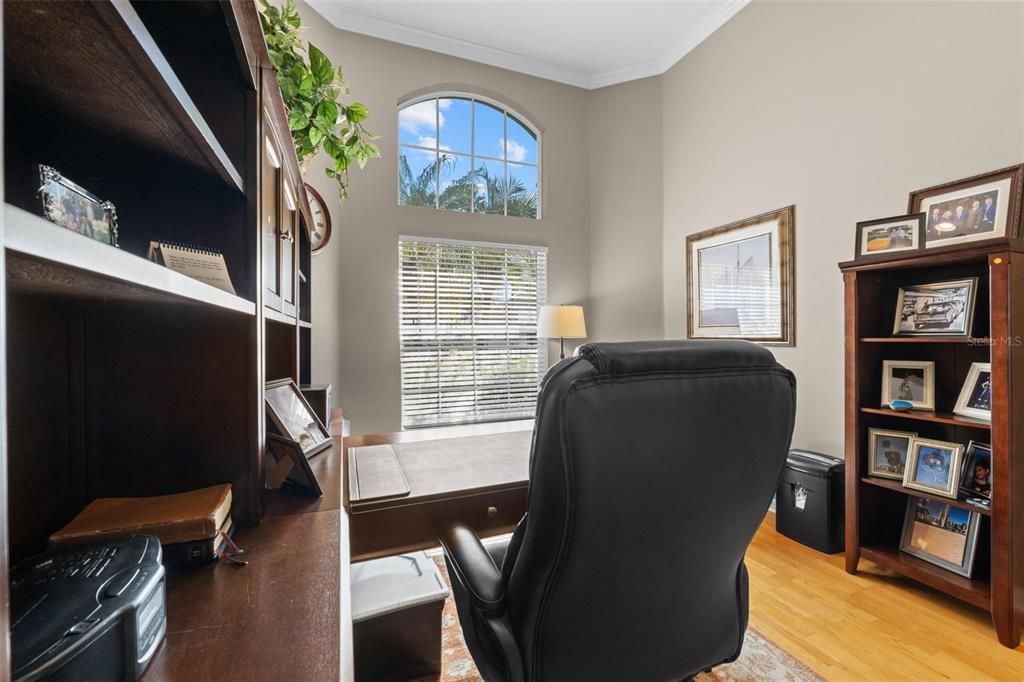 Home Office, Interior, Wood Texture Flooring