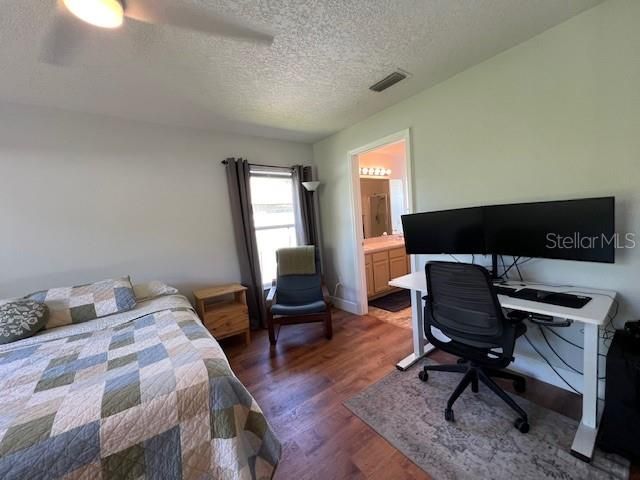 Bedroom, Home Office, Interior, Wood Texture Flooring