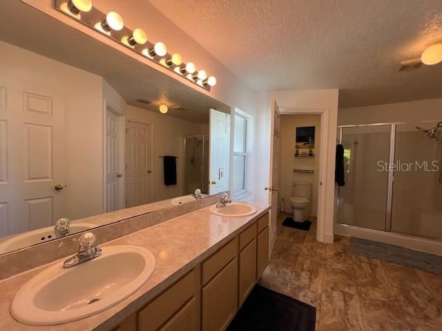 Bathroom, Dual Sink Vanities, Glass Shower, Interior
