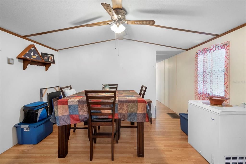 Dining room, Interior, Wood Texture Flooring