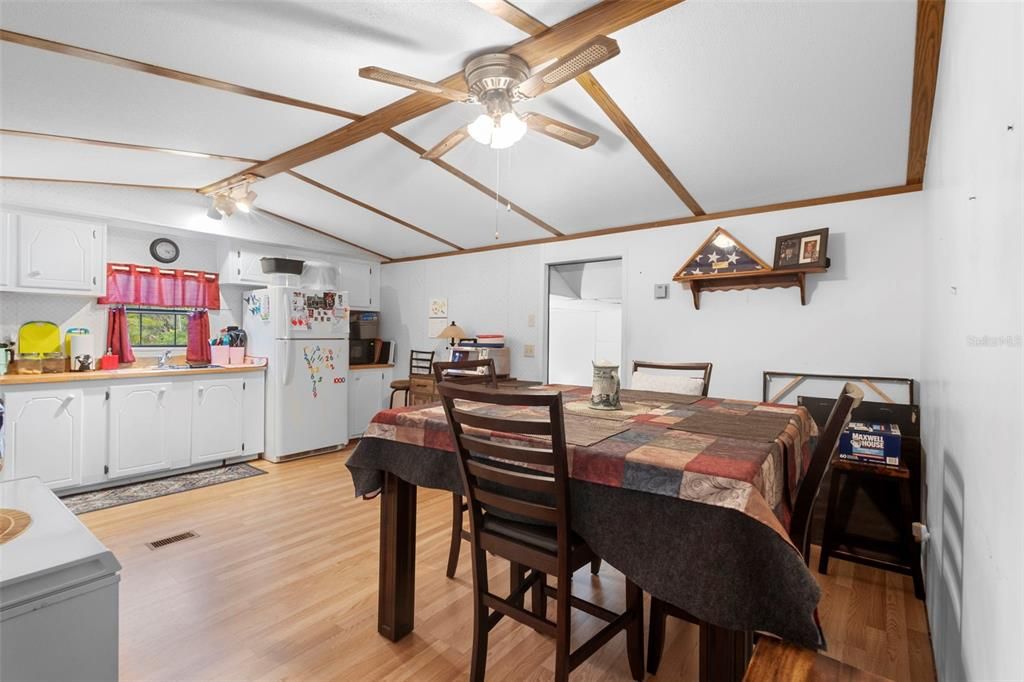 Dining room, Interior, Kitchen, Wood Texture Flooring