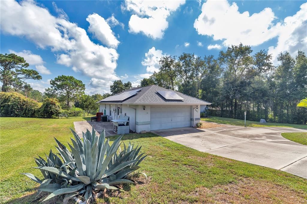 Backyard, Exterior, Solar Panels