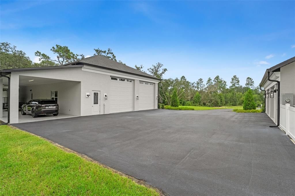 Backyard, Detached Garage, Exterior