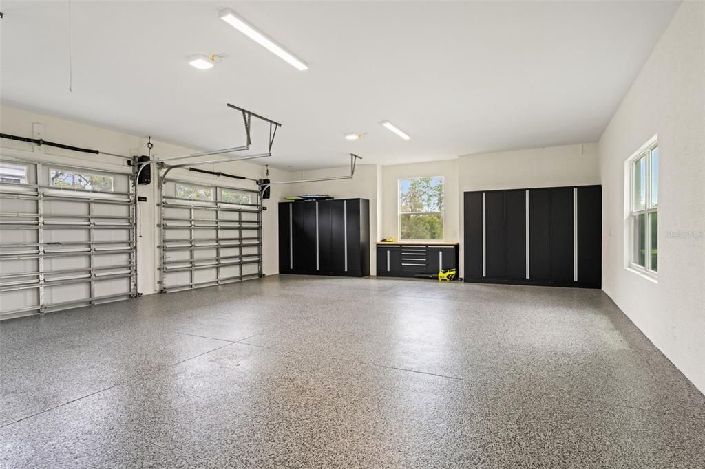 Garage, Interior, Recessed Lighting