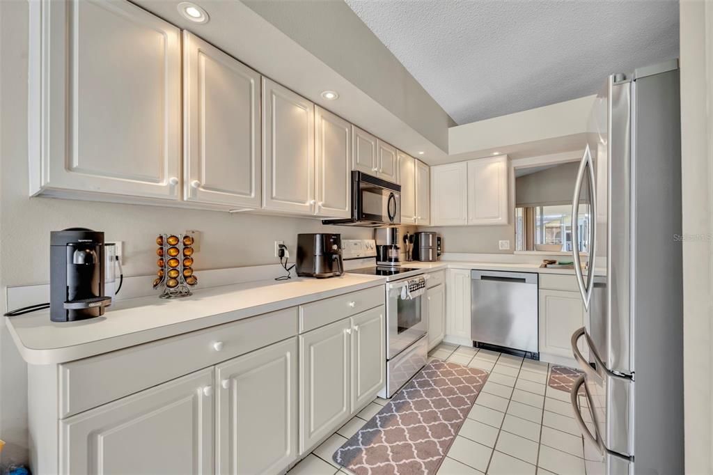 Interior, Kitchen, Recessed Lighting, Stainless Steel Appliances