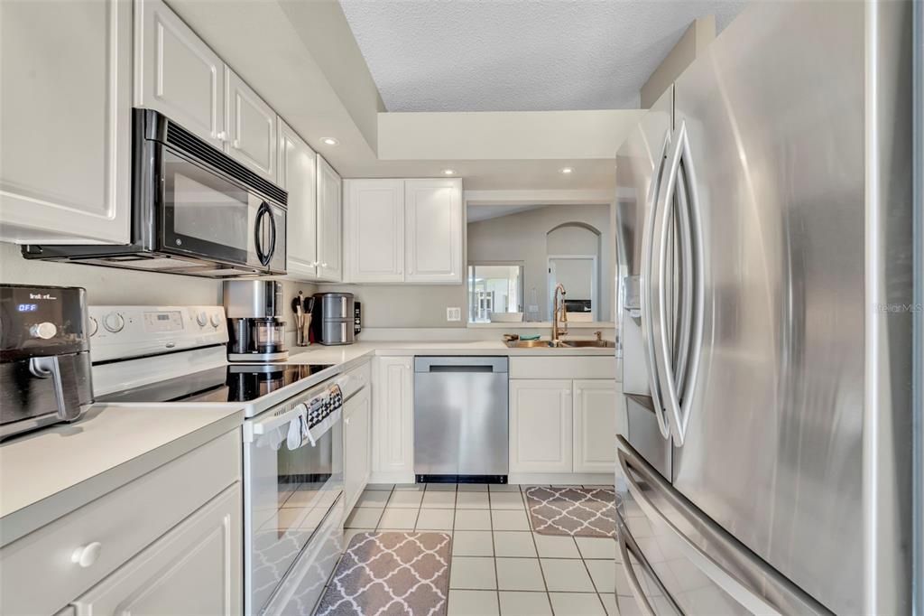 Interior, Kitchen, Recessed Lighting, Stainless Steel Appliances