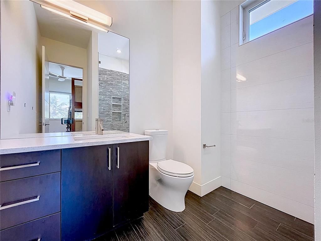 Bathroom, Interior, Wood Texture Flooring