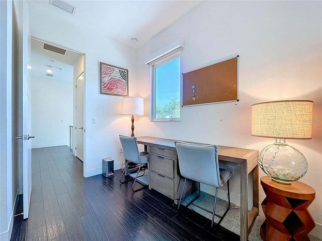 Home Office, Interior, Wood Texture Flooring