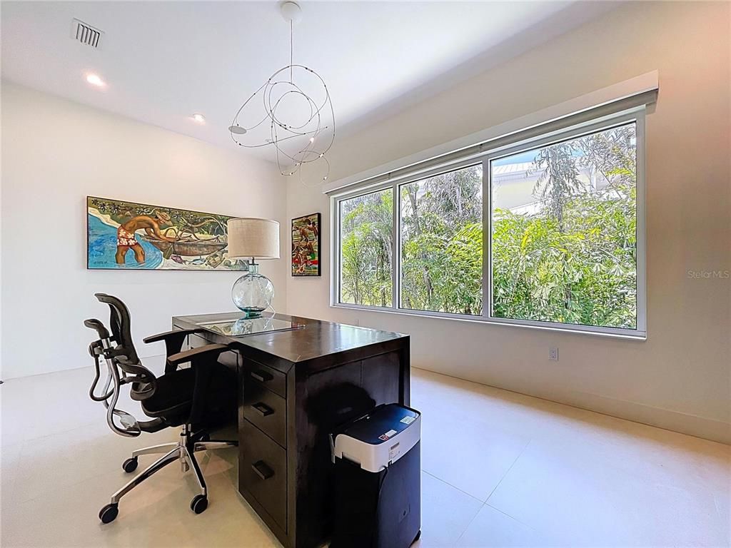 Home Office, Interior, Pendant Lights, Recessed Lighting