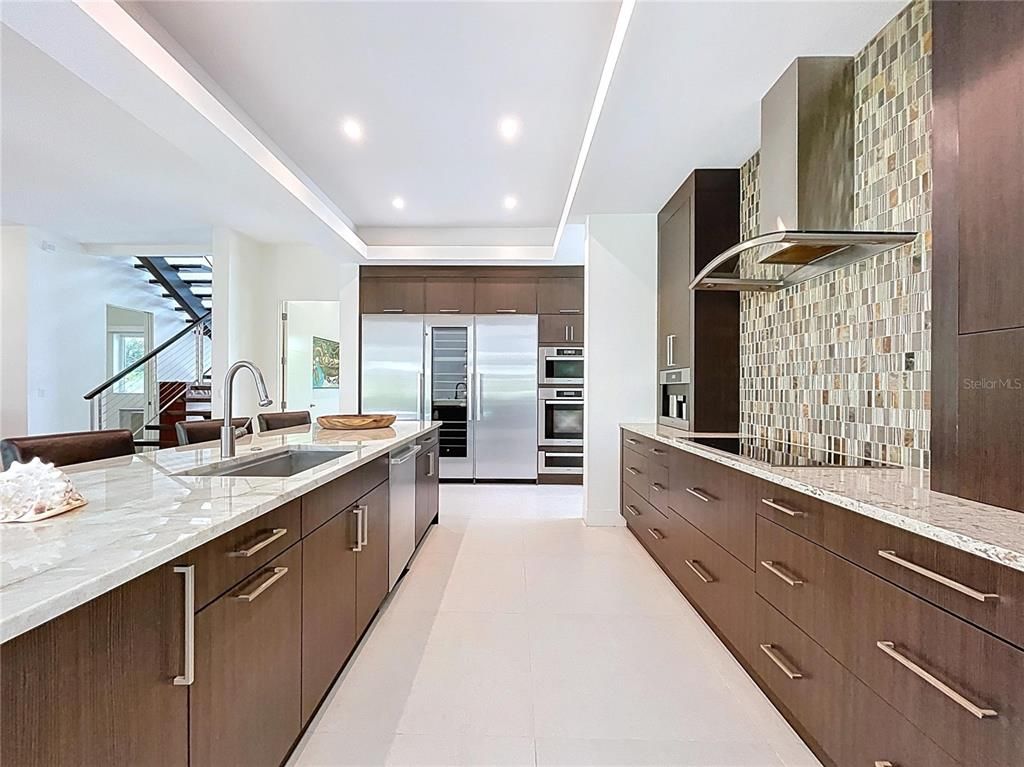 Interior, Kitchen, Recessed Lighting, Stainless Steel Appliances