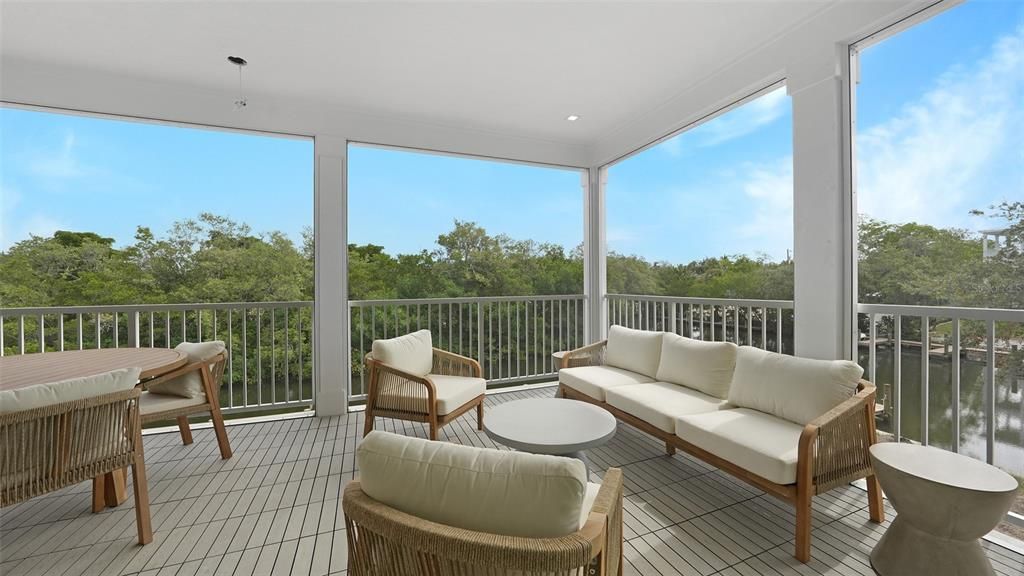 Interior, Living room, Recessed Lighting, Sun Room