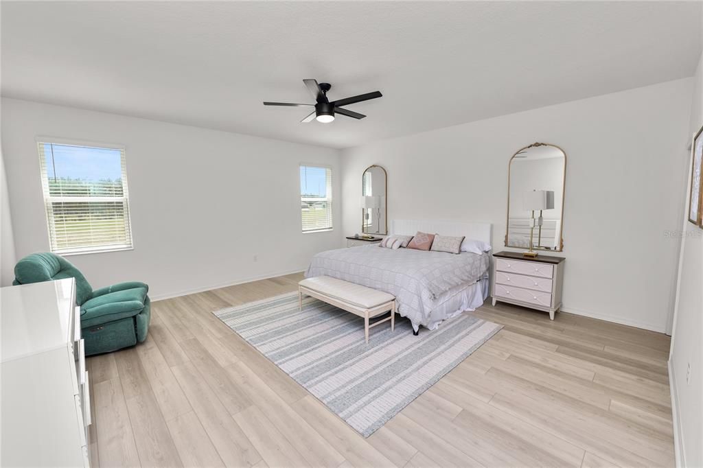 Bedroom, Interior, Wood Texture Flooring